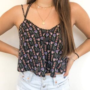 FLORAL FLOWY TANK TOP